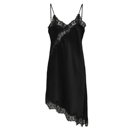 JDY Cally satin singlet kjole - Black