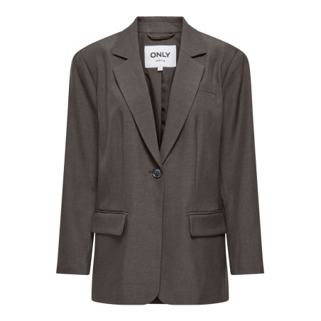 ONLY Linda boyfriend blazer - Chocolate Torte
