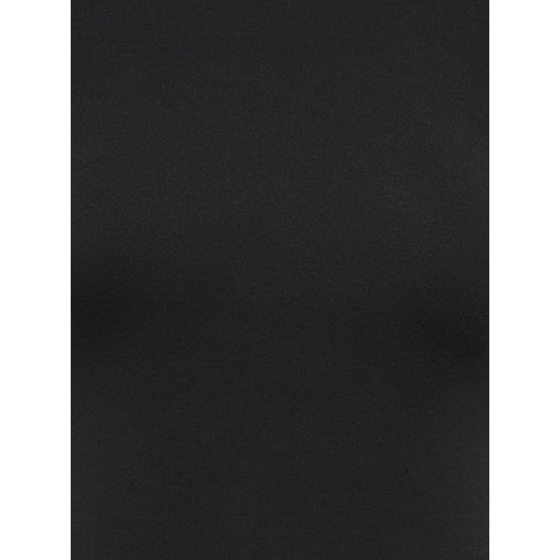 ONLY Dubla Langærmet top - Black/ Cloud Dancer