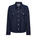 ONLY Belle denim skjorte - Dark Blue Denim