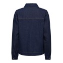 ONLY Belle denim skjorte - Dark Blue Denim