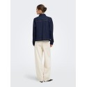 ONLY Belle denim skjorte - Dark Blue Denim