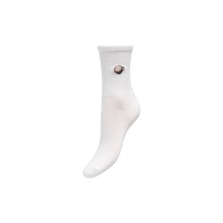 ONLY Sophia Tennis Strømper - Cloud Dancer/Coffee
