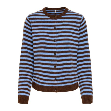 ONLY Alivia strik cardigan - Coffee Bean/Cashmere