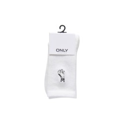 ONLY Sophia Tennis Strømper - Cloud Dancer/ French Buldog