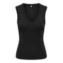 ONLY Rina V-hals tank Top - Black