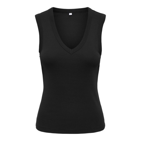 ONLY Rina V-hals tank Top - Black