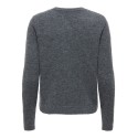 ONLY Olivia langærmet strik cardigan - Dark Grey Melange