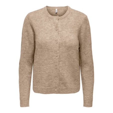 ONLY Olivia langærmet strik cardigan - Humus