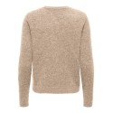 ONLY Olivia langærmet strik cardigan - Humus