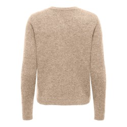 ONLY Olivia langærmet strik cardigan - Humus