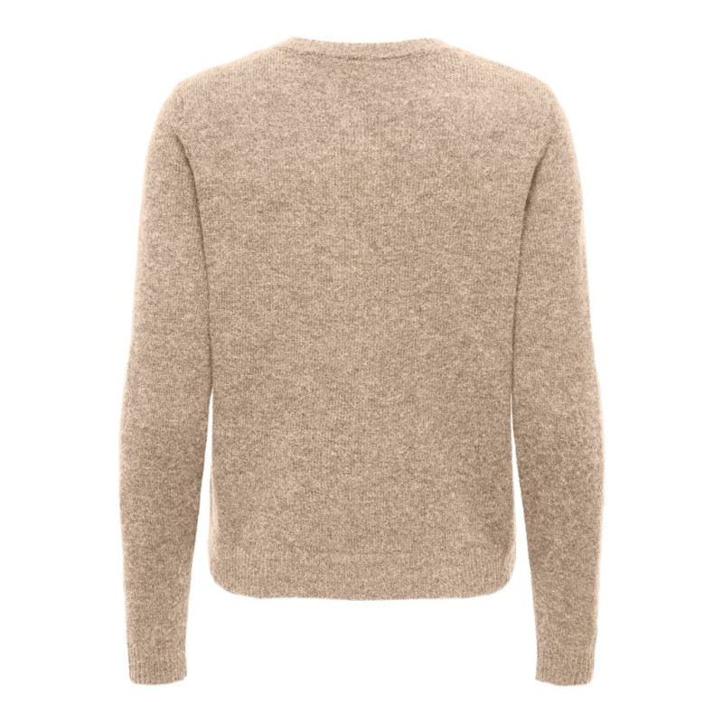ONLY Olivia langærmet strik cardigan - Humus