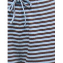 ONLY Aida stribet bukser - Chicory Coffee