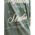 JACK & JONES PLUS Norrebro typo T-shirt - Laurel Wreath