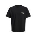 JACK & JONES PLUS Norrebro typo T-shirt - Black