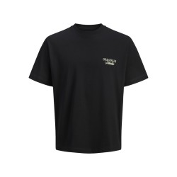 JACK & JONES PLUS Norrebro typo T-shirt - Black