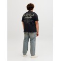 JACK & JONES PLUS Norrebro typo T-shirt - Black