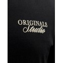 JACK & JONES PLUS Norrebro typo T-shirt - Black