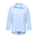 ONLY CARMAKOMA Oregon Alva skjorte - Soft Chambray