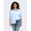 ONLY CARMAKOMA Oregon Alva skjorte - Soft Chambray