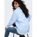ONLY CARMAKOMA Oregon Alva skjorte - Soft Chambray