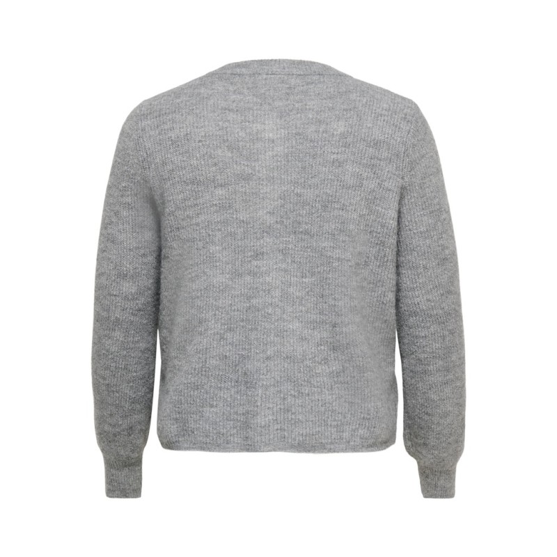 ONLY CARMAKOMA Rose strik cardigan - Medium Grey Melange