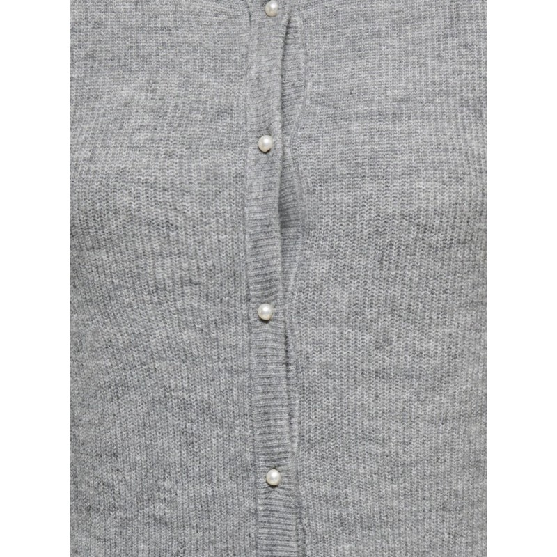 ONLY CARMAKOMA Rose strik cardigan - Medium Grey Melange