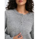 ONLY CARMAKOMA Rose strik cardigan - Medium Grey Melange