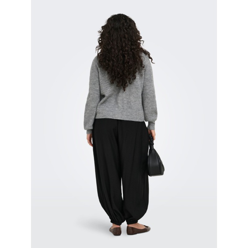 ONLY CARMAKOMA Rose strik cardigan - Medium Grey Melange