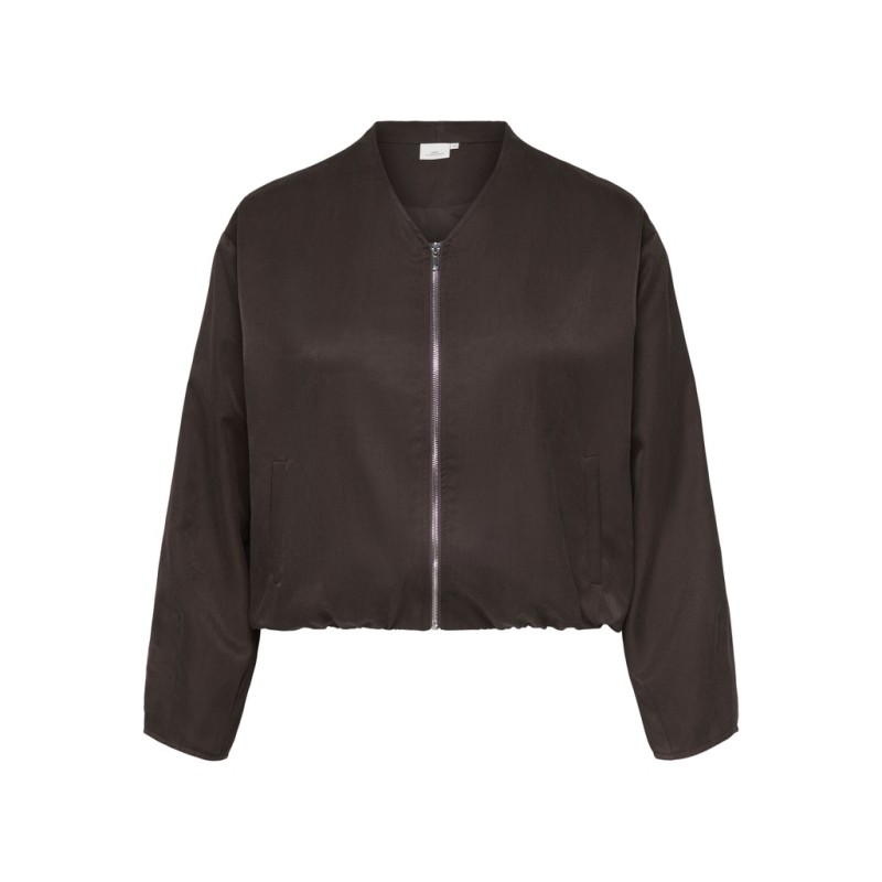 ONLY CARMAKOMA Lucca bomber - Coffee Bean