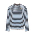 ONLY Freja langærmet Top med striber - Cashmere Blue/ Braken