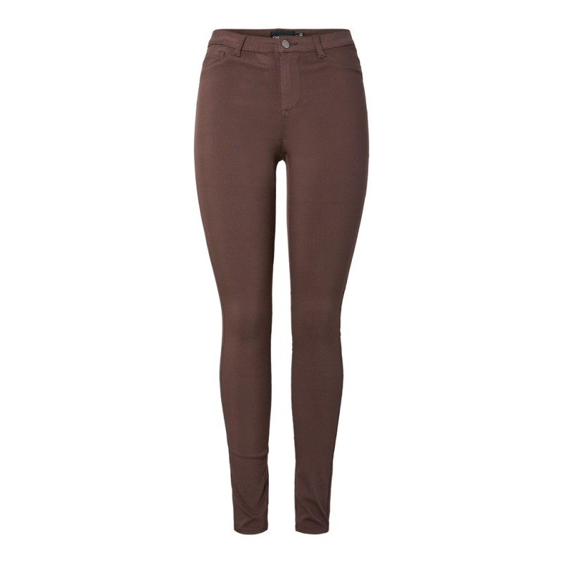 PIECES highskin denim jeggins - Hot Fudge
