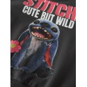 NAME IT Kids Jyni STITCH sweatshirt - Black Oyster