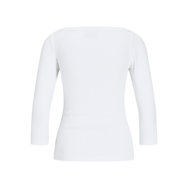 JJXX Teen Fiffi 3/4 boatneck T-shirt - Bright White