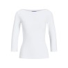 JJXX Teen Fiffi 3/4 boatneck T-shirt - Bright White
