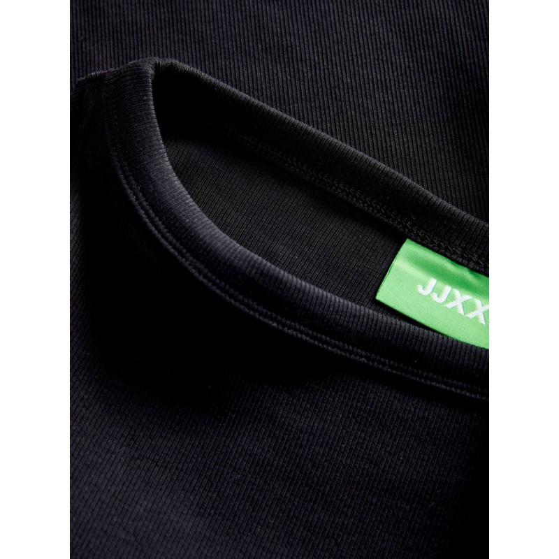JJXX Teen Fiffi 3/4 boatneck T-shirt - Black