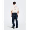ONLY & SONS Edge straight fit jeans - Blue Black Denim
