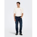 ONLY & SONS Edge straight fit jeans - Blue Black Denim