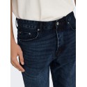 ONLY & SONS Edge straight fit jeans - Blue Black Denim