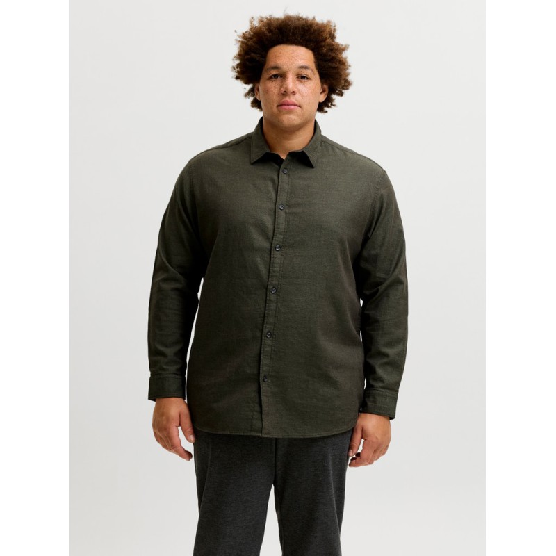 JACK & JONES PLUS meleret skjorte - Rosin