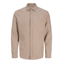 JACK & JONES JUNIOR meleret skjorte - Oatmeal