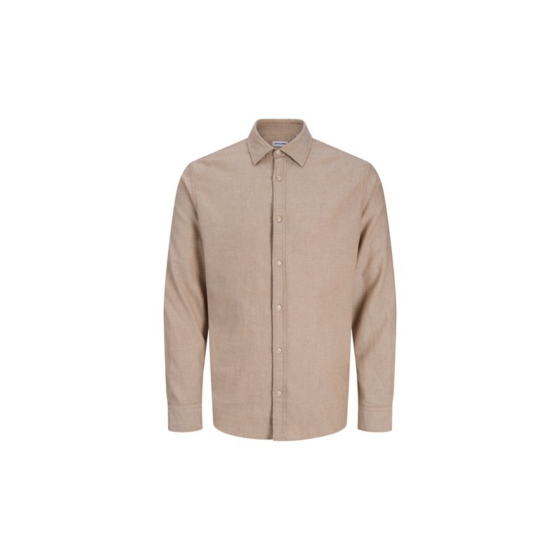 JACK & JONES JUNIOR meleret skjorte - Oatmeal