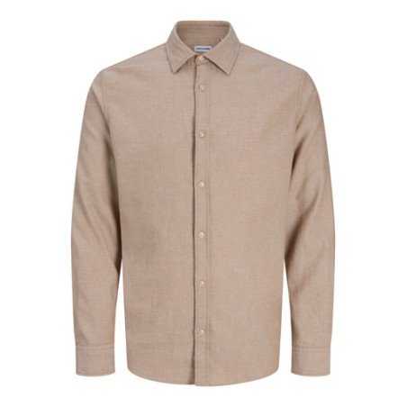 JACK & JONES JUNIOR meleret skjorte - Oatmeal