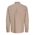 JACK & JONES JUNIOR meleret skjorte - Oatmeal