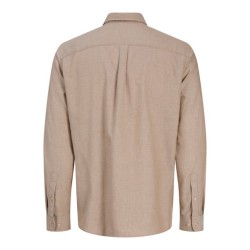 JACK & JONES JUNIOR meleret skjorte - Oatmeal