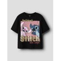 NAME IT KIDS Stitch T-shirt - Black