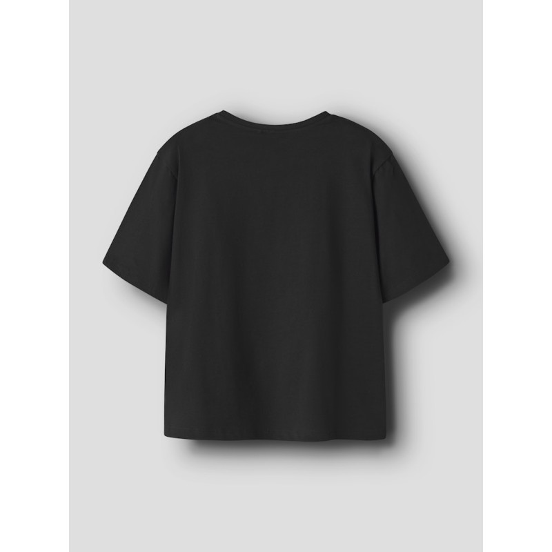 NAME IT KIDS Stitch T-shirt - Black
