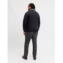 JACK & JONES PLUS basic strikpolo - Black
