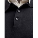 JACK & JONES PLUS basic strikpolo - Black