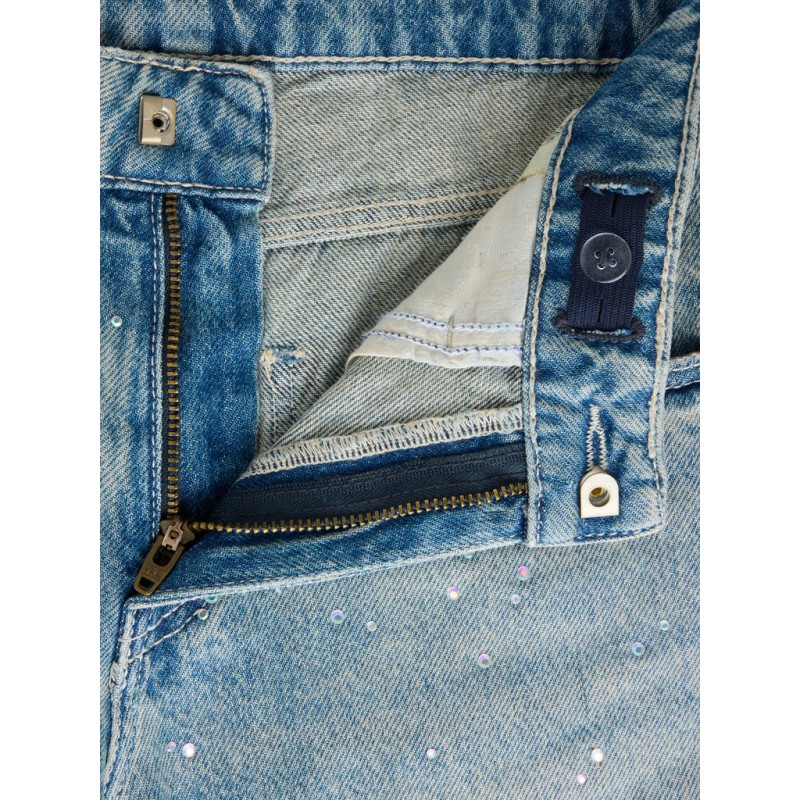 NAME IT KIDS Bella wide jeans - Vintage Medium Blue Rhine